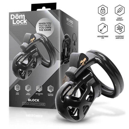 Domlock Chastity Cage: Internal Lock Mastery