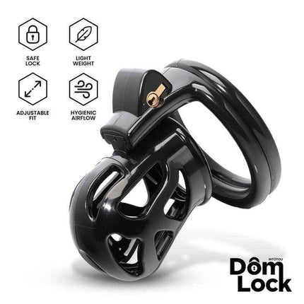 Domlock Chastity Cage: Internal Lock Mastery