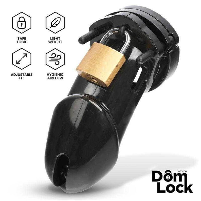 Domlock M Size Chastity Cage for Ultimate Control