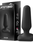 Doon Silicone Butt Plug Black - Secretsextoys.store