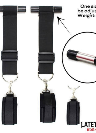 Door Swing Nylon Bind Neoprene Wrist Cuffs