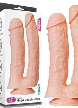 Double Dildo King 12 Flesh