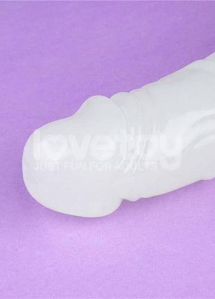 Double dildo Lumino Blue Light 18.5