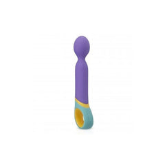 Double Stimulation Base USB rechargeable dual stimulation silicone vibrator for intimate pleasure