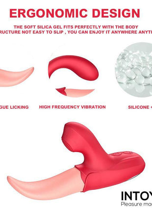 Double Stimulator Crazy Tongue and Pulsation