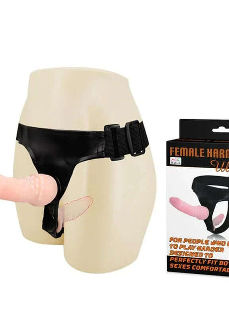 Double Ultra Penetration Strap-On Flesh