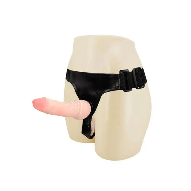 Double Ultra Penetration Strap-On Flesh