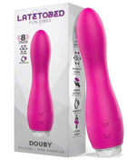 Douby Vibe Silicone Pink ergonomic waterproof personal massager