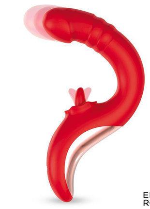 Drako Vibe Vibrator with Thrusting and Licking Tongue 360º