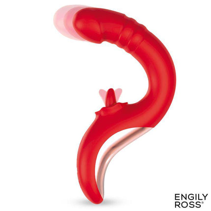 Drako Vibe Vibrator with Thrusting and Licking Tongue 360º