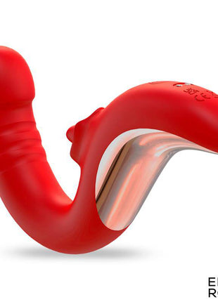 Drako Vibe Vibrator with Thrusting and Licking Tongue 360º