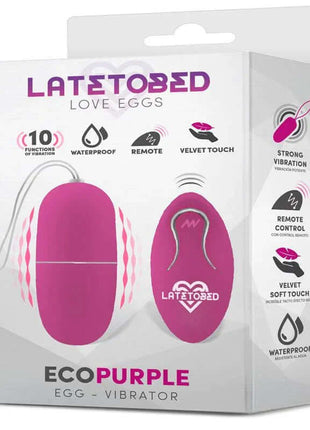 Ecopurple Vibrating Egg with Remote Control