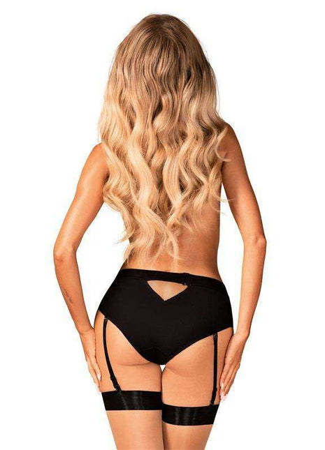 Editya garter panties hybrid lingerie with integrated garter belt and sleek silhouette