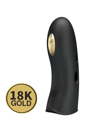 Electrostimulation Finger Sleeve Gold-Plated Design