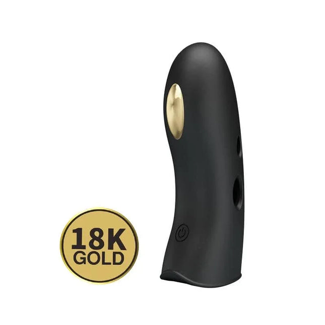 Electrostimulation Finger Sleeve Gold-Plated Design