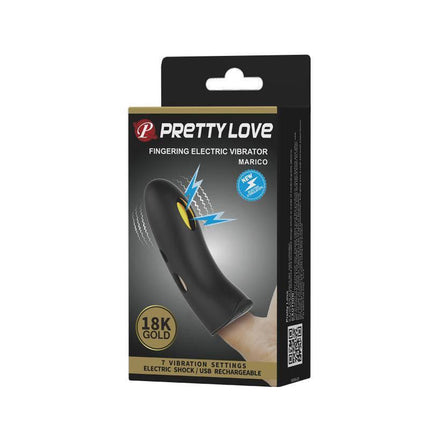 Electrostimulation Finger Sleeve Gold-Plated Design