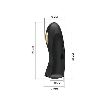 Electrostimulation Finger Sleeve Gold-Plated Design