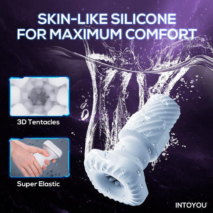 Elon Intelligent Masturbator with Up and Down Movement, Vibration, Heat and Phone Holder