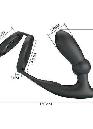 Emoni Vibrating Butt Plug and Cock Ring