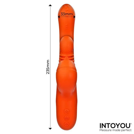 Ethan Vibrator 360º G-spot Massager with Multifunction Caps