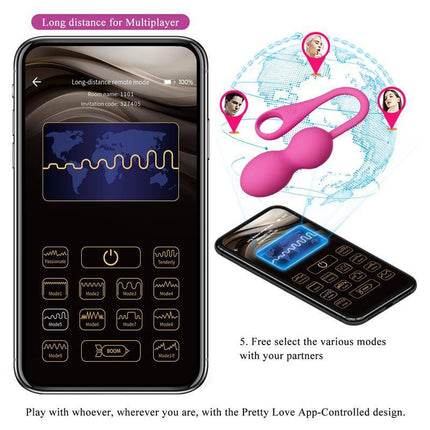 Explore Elvira Vibrating Kegel Balls with App