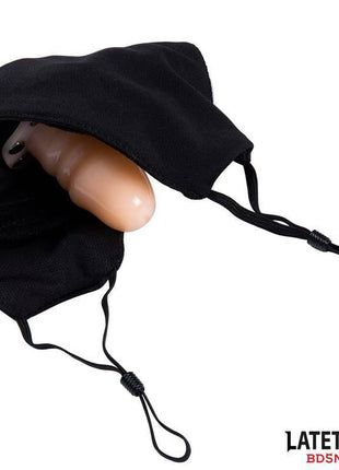 Face mask with 6 cm Detachable Dildo