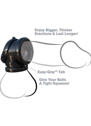 Fantasy C-Ringz Rock Hard Cock Pipe Black