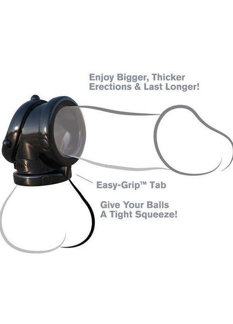 Fantasy C-Ringz Rock Hard Cock Pipe Black