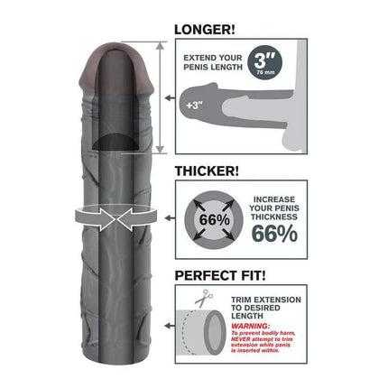 Fantasy X-tensions Mega 7,6 cm Extension - Black