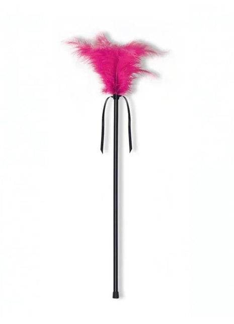 Feather Stimulator Fuchsia with soft feathers for sensual pleasure and intimate stimulation