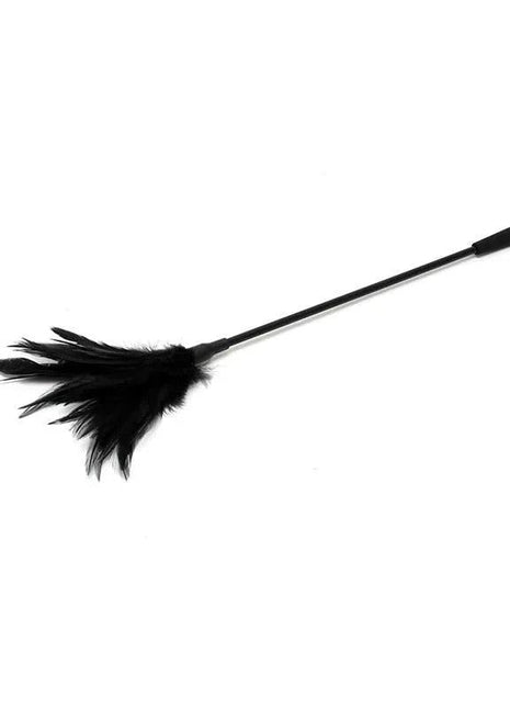 Soft feather tickler for sensory play and intimate moments