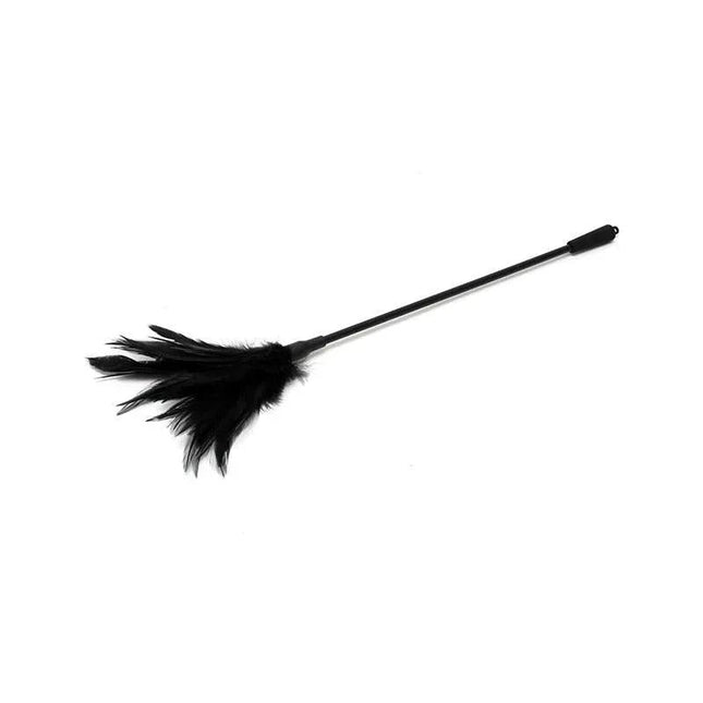 Soft feather tickler for sensory play and intimate moments