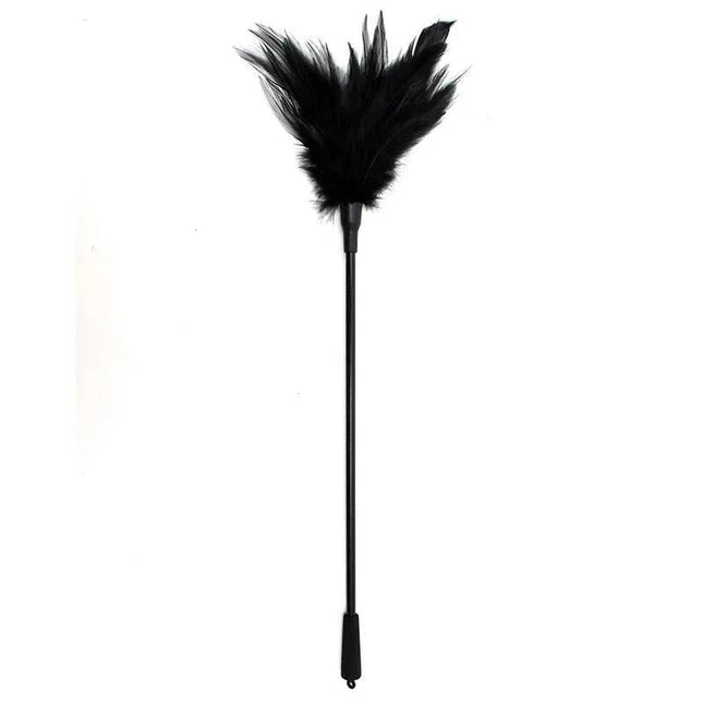 Soft feather tickler for sensual play and intimacy enhancement