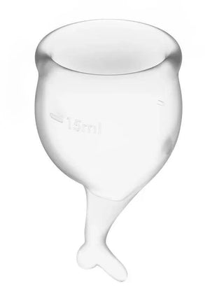 Feel Secure Menstrual Cup Transparent Pack of 2