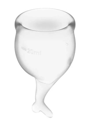 Feel Secure Menstrual Cup Transparent Pack of 2
