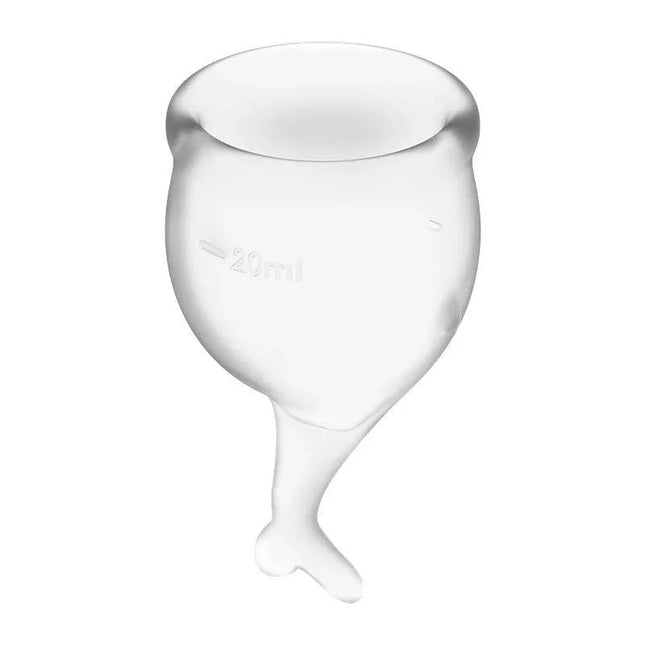 Feel Secure Menstrual Cup Transparent Pack of 2