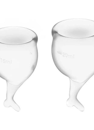 Feel Secure Menstrual Cup Transparent Pack of 2