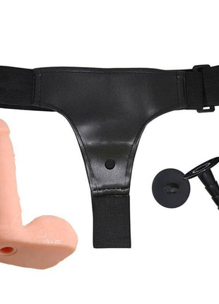 Flaxy Strap-On Harness with Detachable and Flexible Dildo