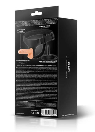 Flaxy Strap-On Harness with Detachable and Flexible Dildo