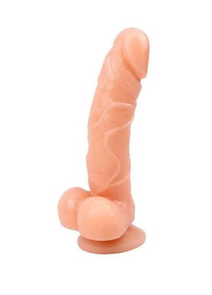 Flexible T-Skin Dildo with Suction Cup 7.7 Flesh