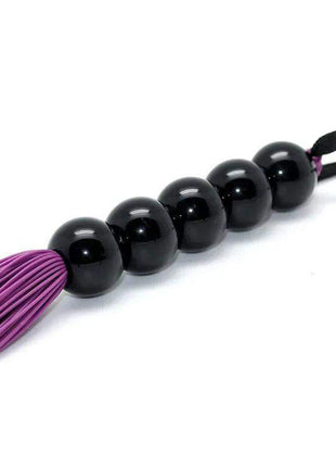 Flogger 38 cm with soft tails and durable handle for sensual play