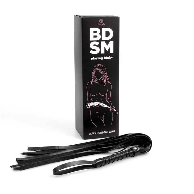Flogger 44 cm Black - Synthetic Leather