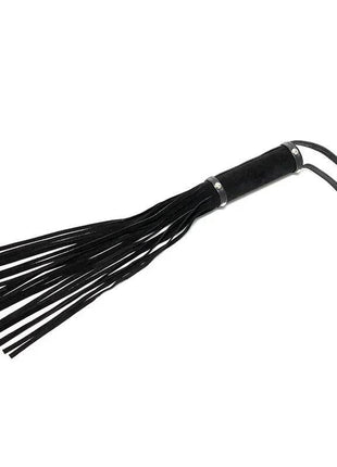 Flogger Leather 50cm with genuine leather tails and ergonomic handle for versatile sensation play