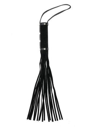 Flogger Leather 50cm with genuine leather tails and ergonomic handle for versatile sensation play