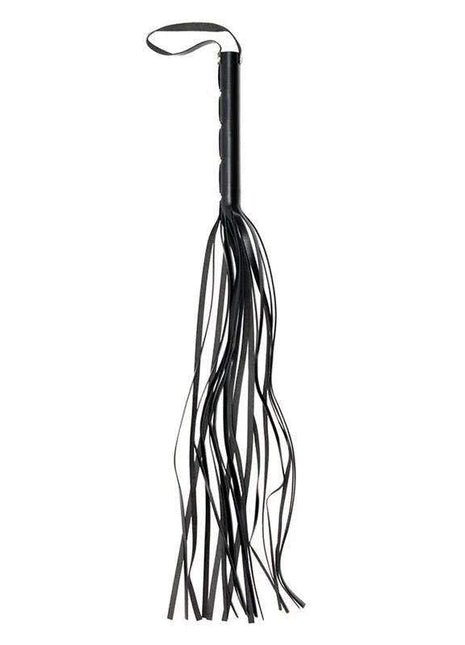 Flogger Leather 75cm with genuine leather tails and sturdy handle for sensory play