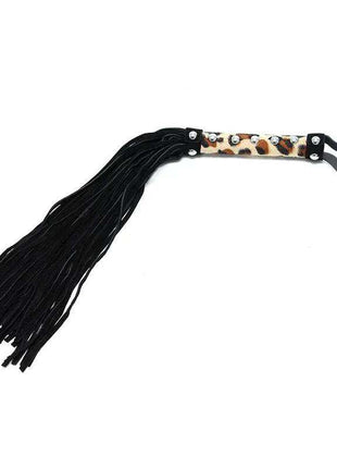 Flogger Leopard 44 cm with luxurious leopard print strands