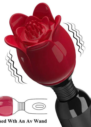 Flower Wand Power Wand Massager Head Red