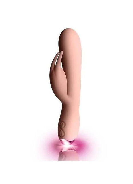 Pink Rabbit Vibe 2 Motors vibrator with dual motors and ergonomic pink design