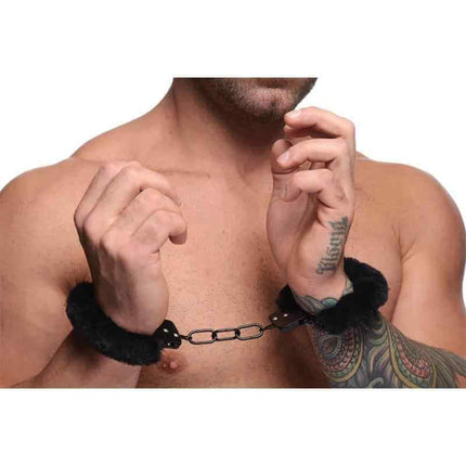 Furry Handcuffs Black