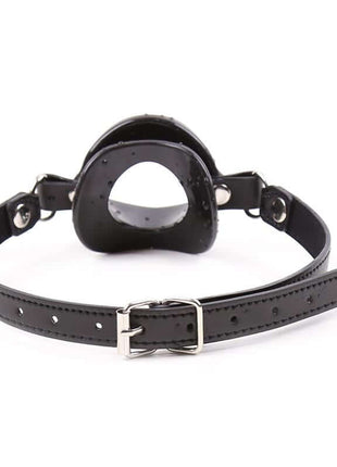 Gag Ball Mouth Shaped Black